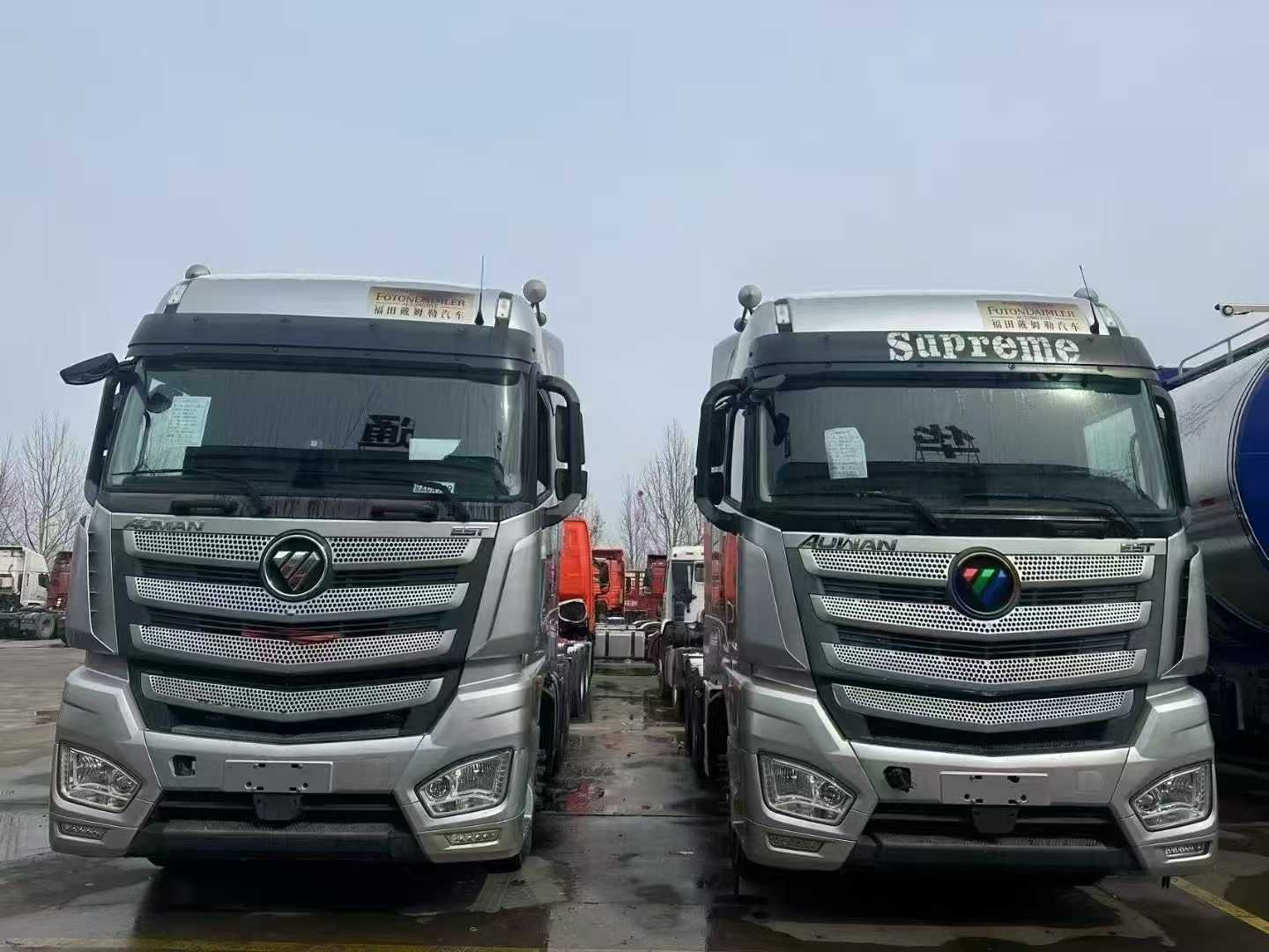 二手欧曼牵引车，欧曼EST560马力ac米兰的体育